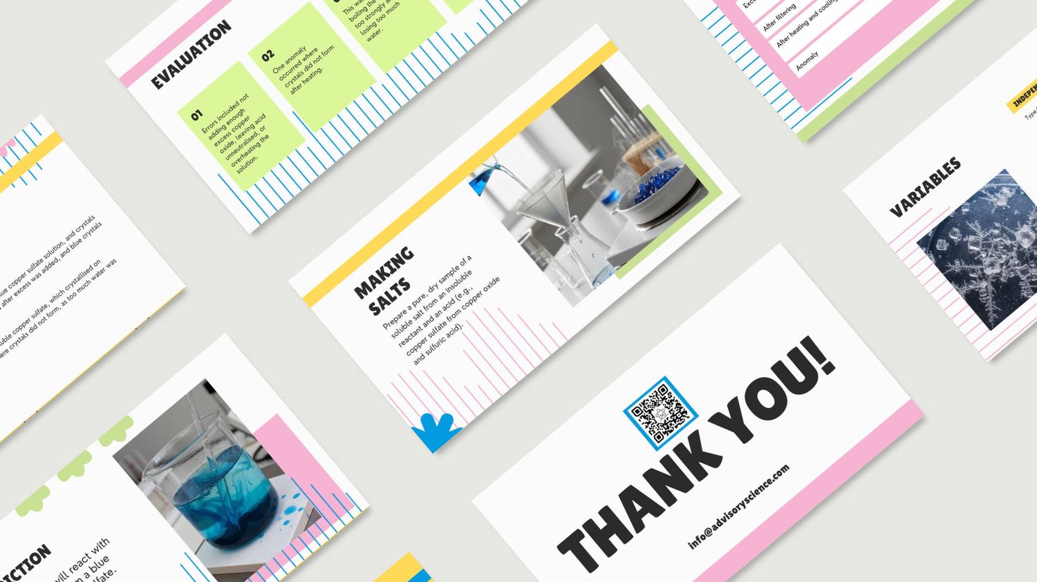 70-page chemistry practicals revision with electrolysis and chromatography slides