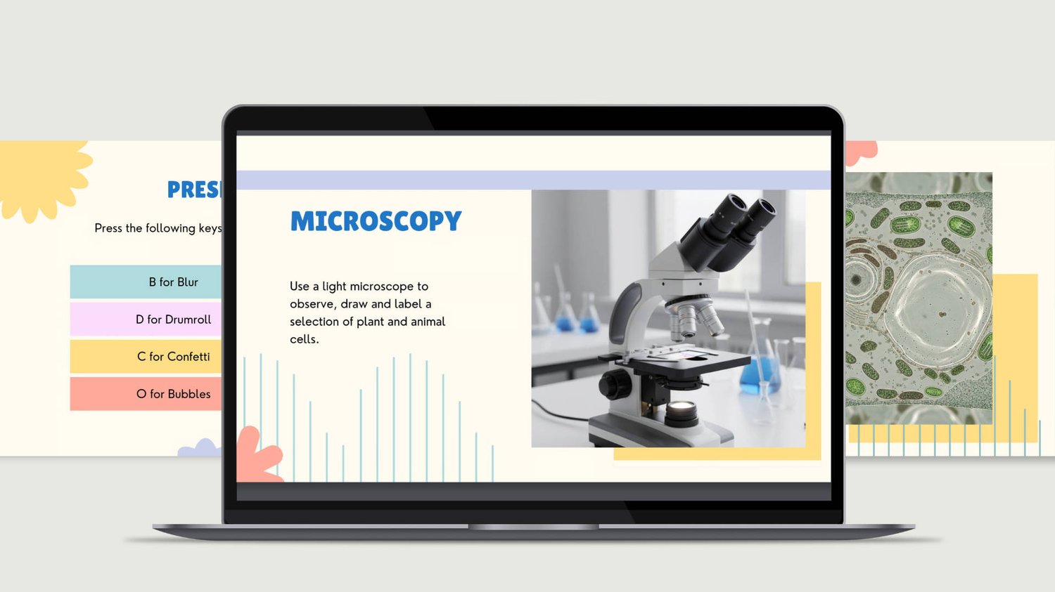 Required practicals teaching resource with variables table and evaluation section displayed