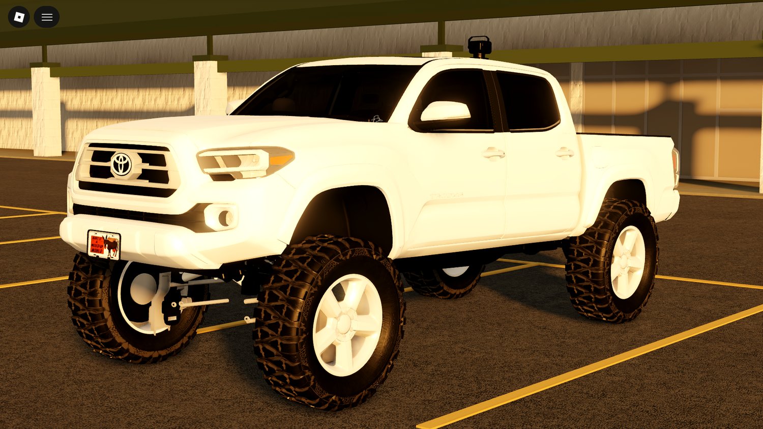 Tacoma Roblox vehicle interior detail