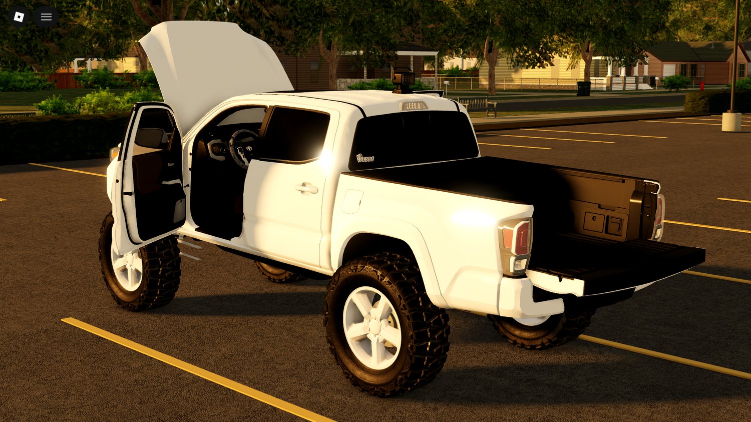 Roblox Tacoma truck front view