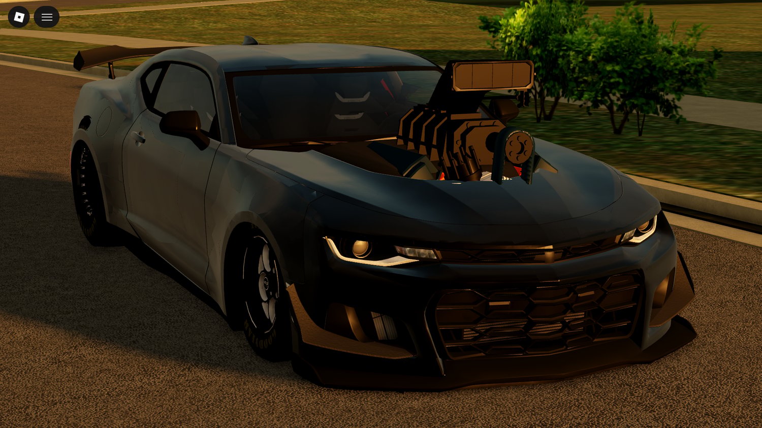 Fully working drag Camaro Roblox vehicle
