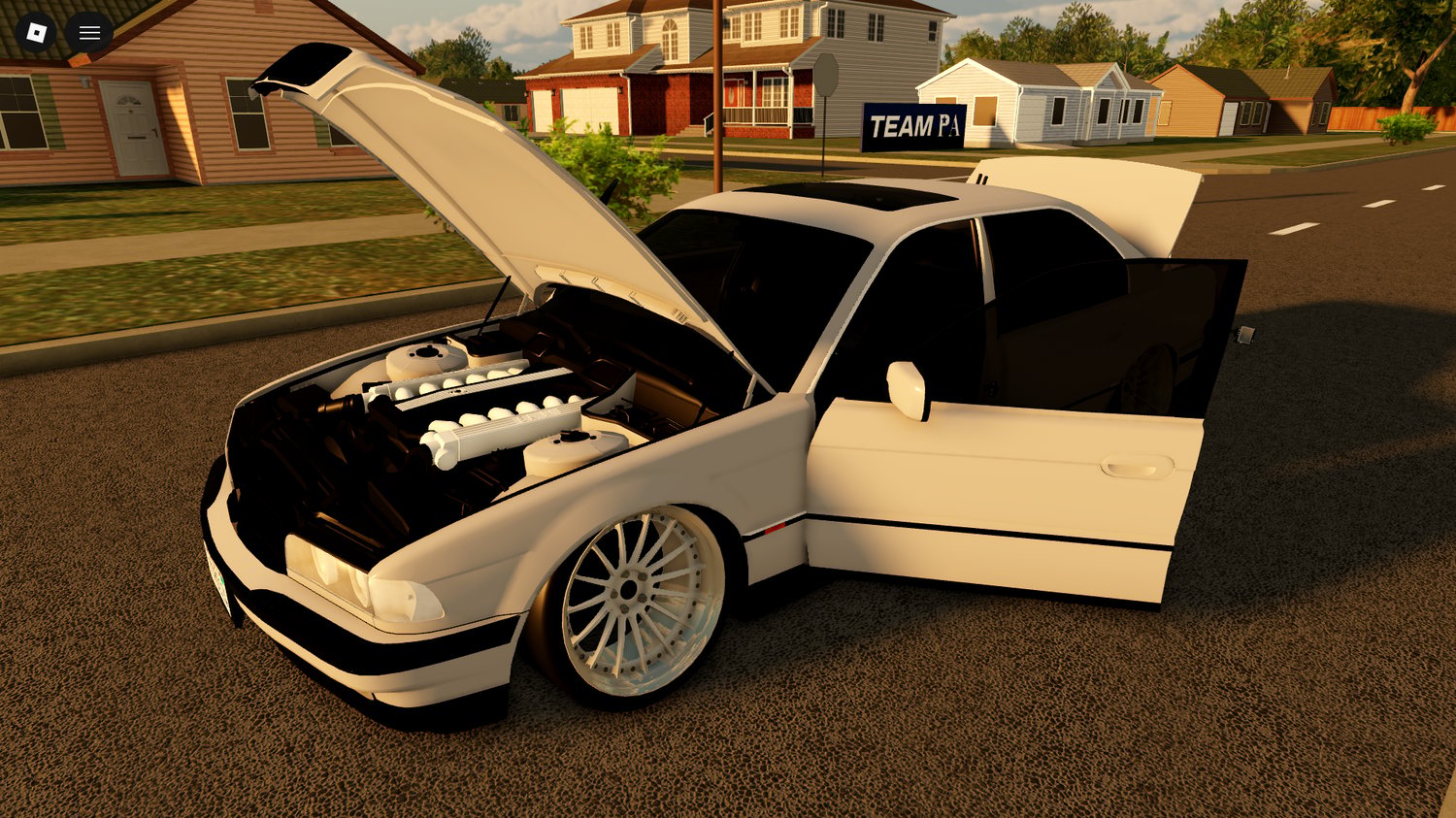 Roblox BMW E38 front view