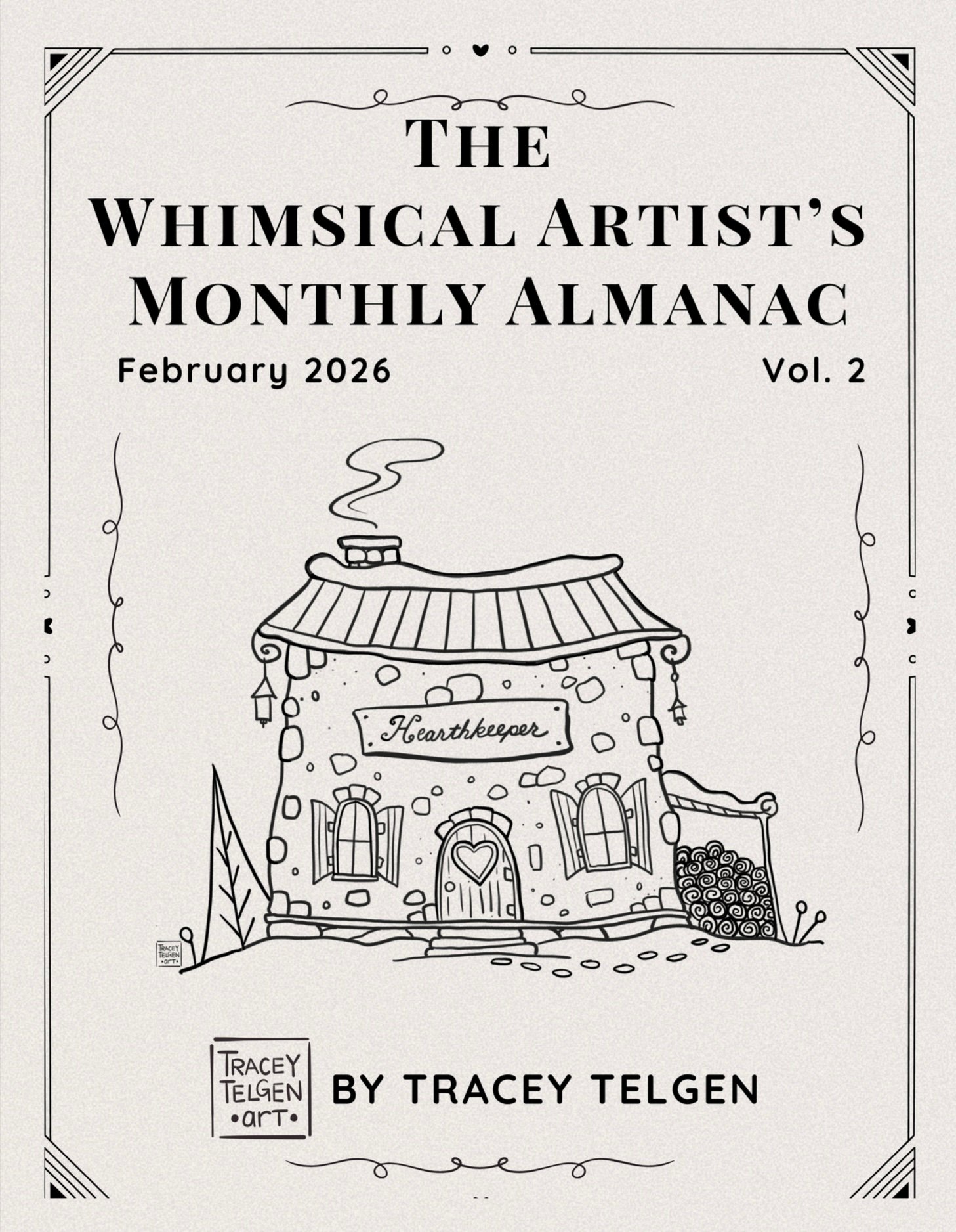 Whimsical Artist Monthly Almanac