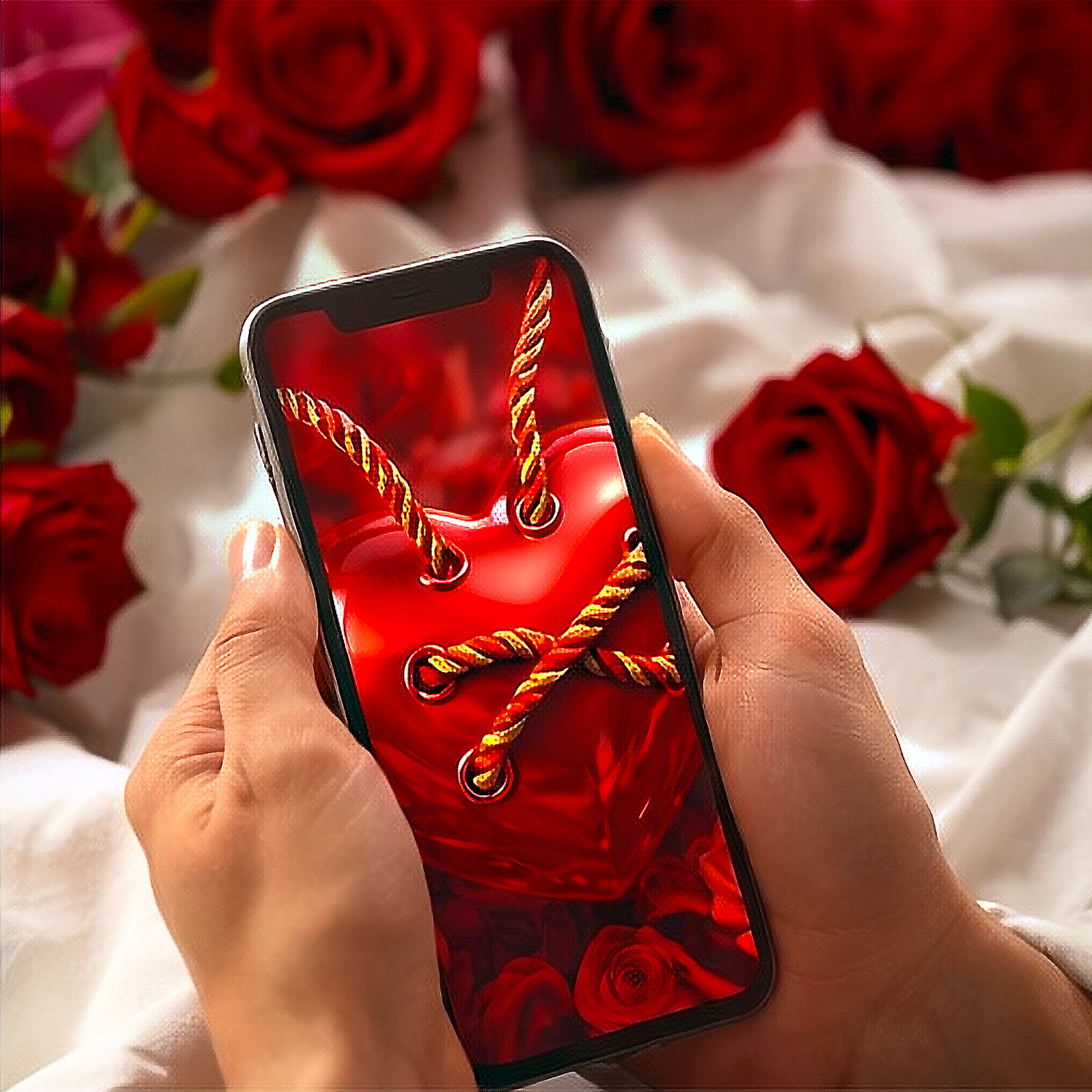 valentines wall art, poetic love art, passion symbolism, romantic aesthetic, editorial romance, twisted in love •	dark romance art •	romantic heart artwork •	luxury love art •	red heart roses