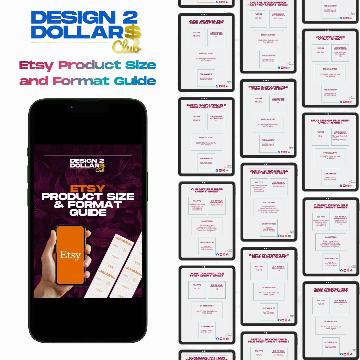 Free Etsy Product Size and Format Guide, Perfect for Printable Sellers ...