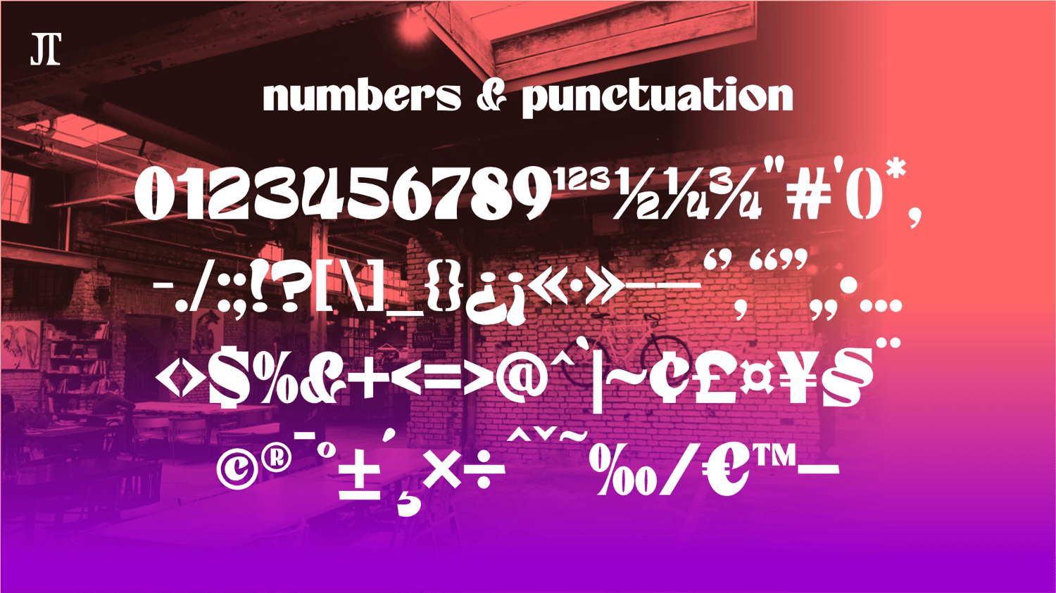numbers & punctuation