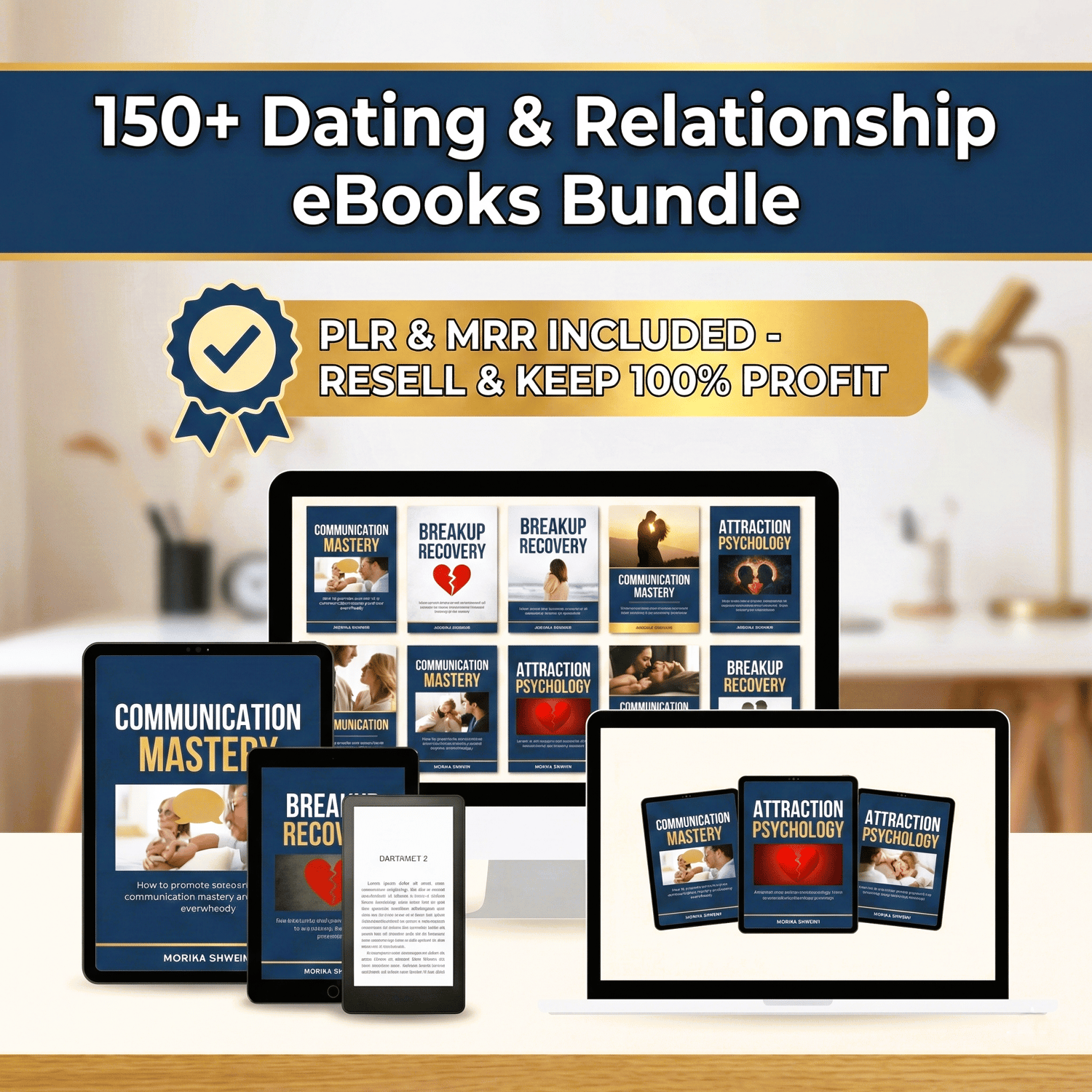 150+ Dating & Relationship PLR eBooks Bundle: Resell & Keep 100% Profit