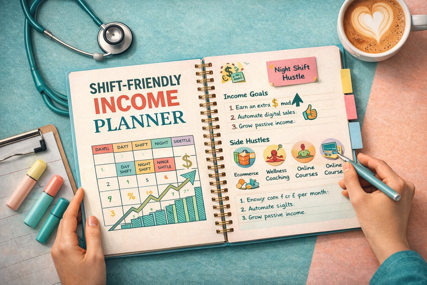 nurse side hustle planner