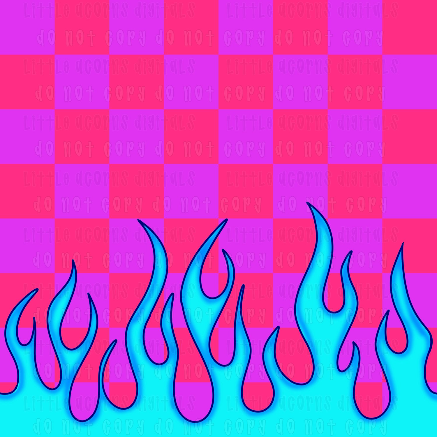 Checkered Flame BUNDLE Digital Paper - Payhip