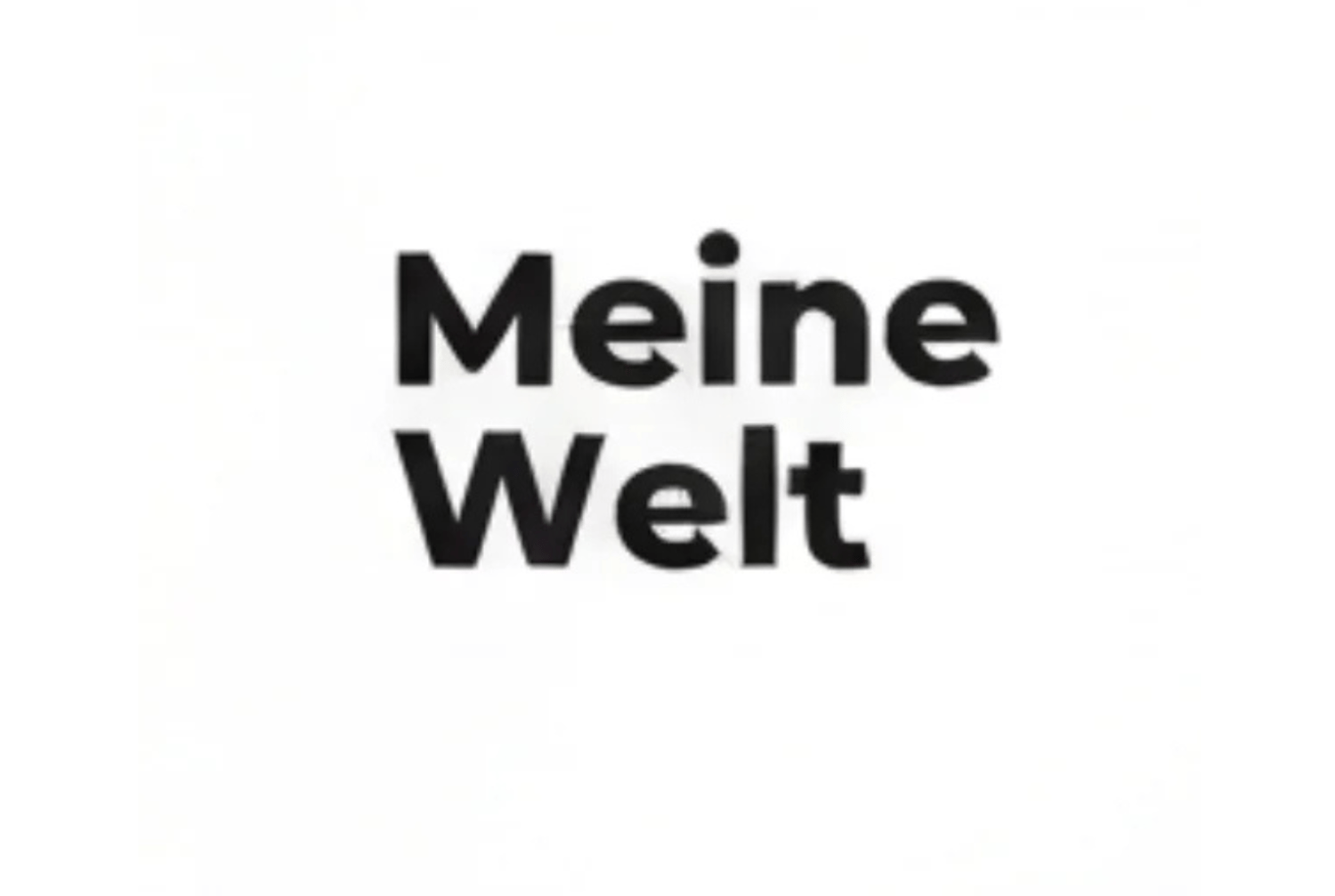 The Logo of Meine Welt.