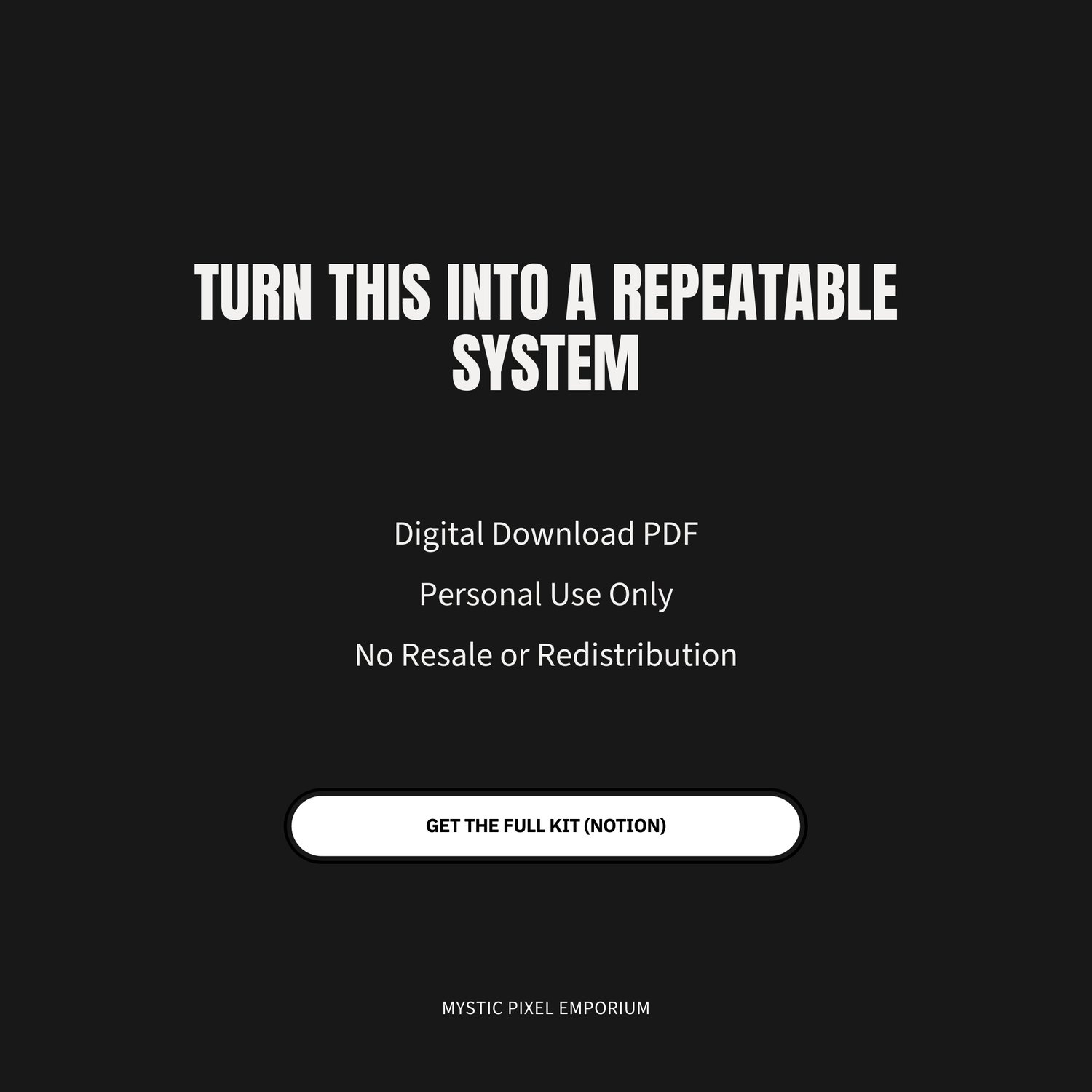 Call to action slide for sapphic no-contact emergency card encouraging women to turn emotional regulation into a repeatable system.