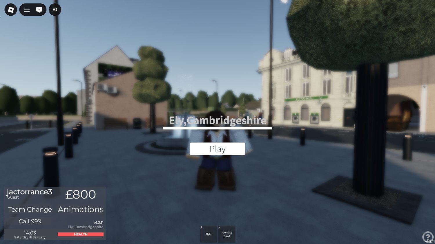 Free British City – Roblox Scripted Realistic Roleplay Map