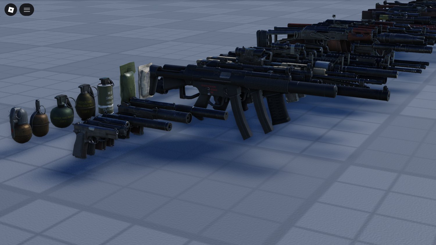 Armory weapon props for Roblox maps