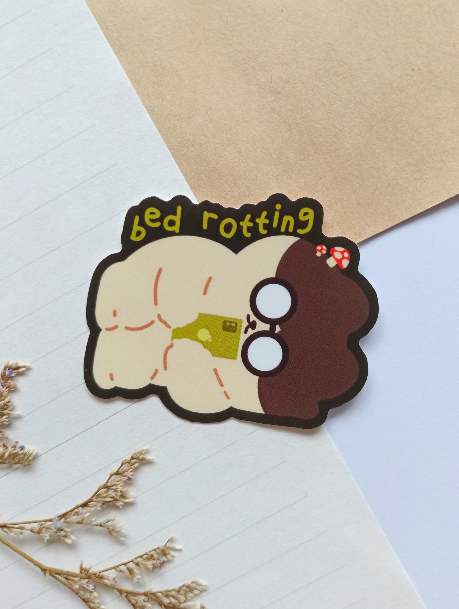 Bed Rotting Vinyl Sticker - Payhip