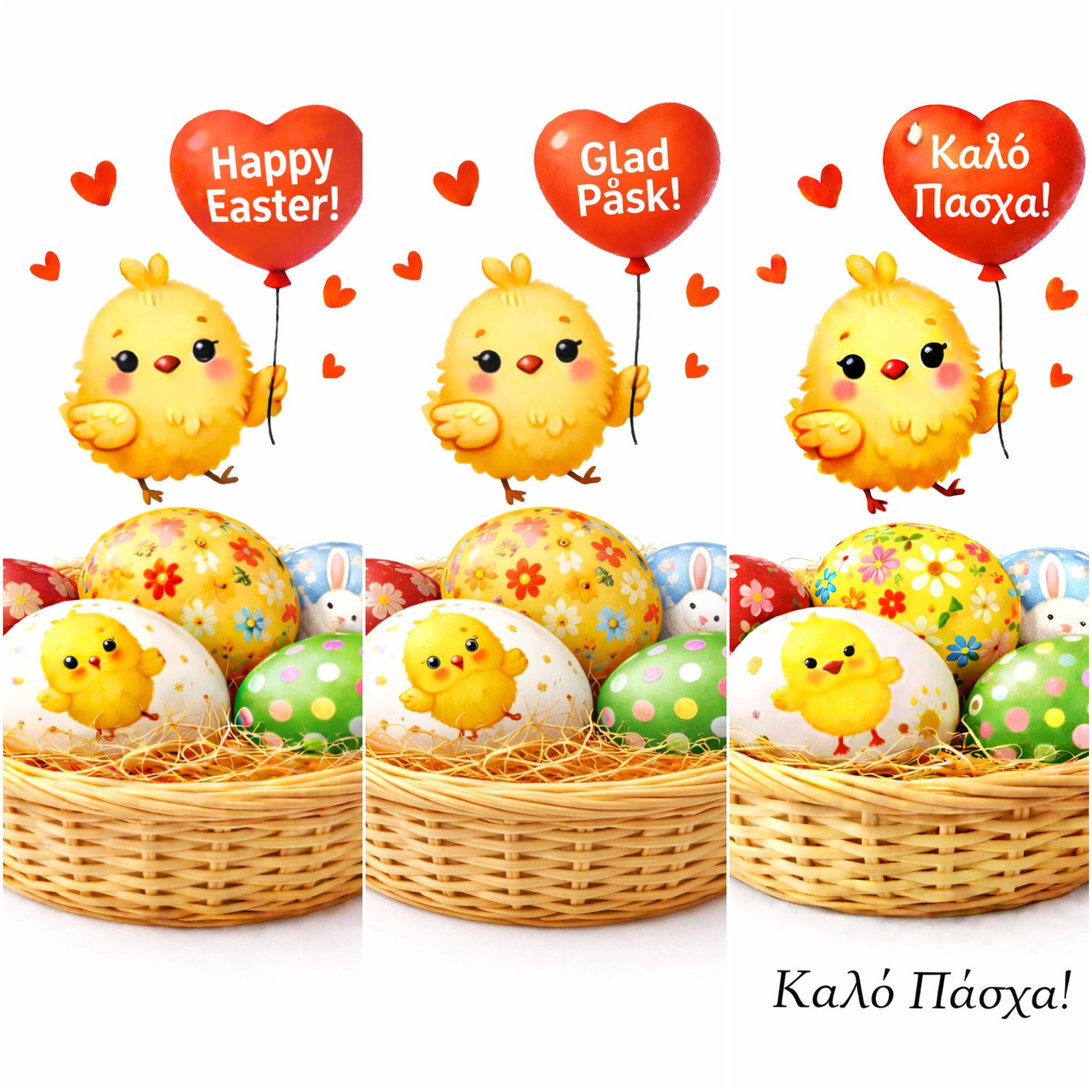 Happy Easter – Easter Chick Illustration - Payhip