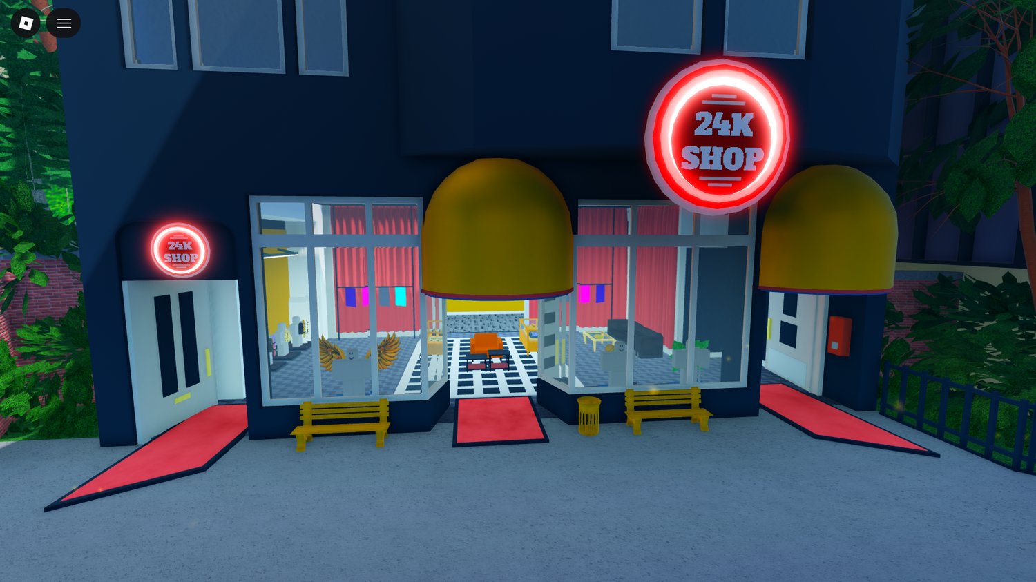 Festival-themed lobby map for Roblox games
