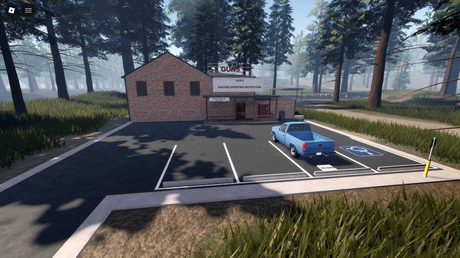 Multiplayer survival city with vehicles in Roblox