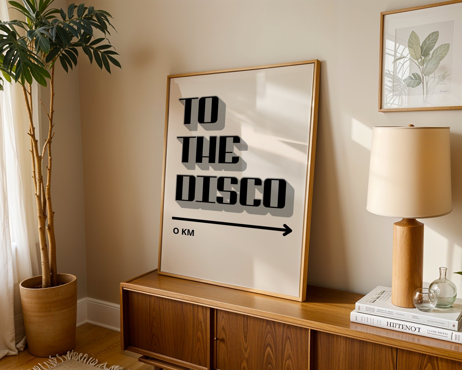 to the disco wall art, disco poster print, retro typography wall art, disco aesthetic decor, modern gallery wall poster, minimalist typography print, disco wall decor, printable wall art, digital download poster, 24x36 wall art, nightlife wall art, statem