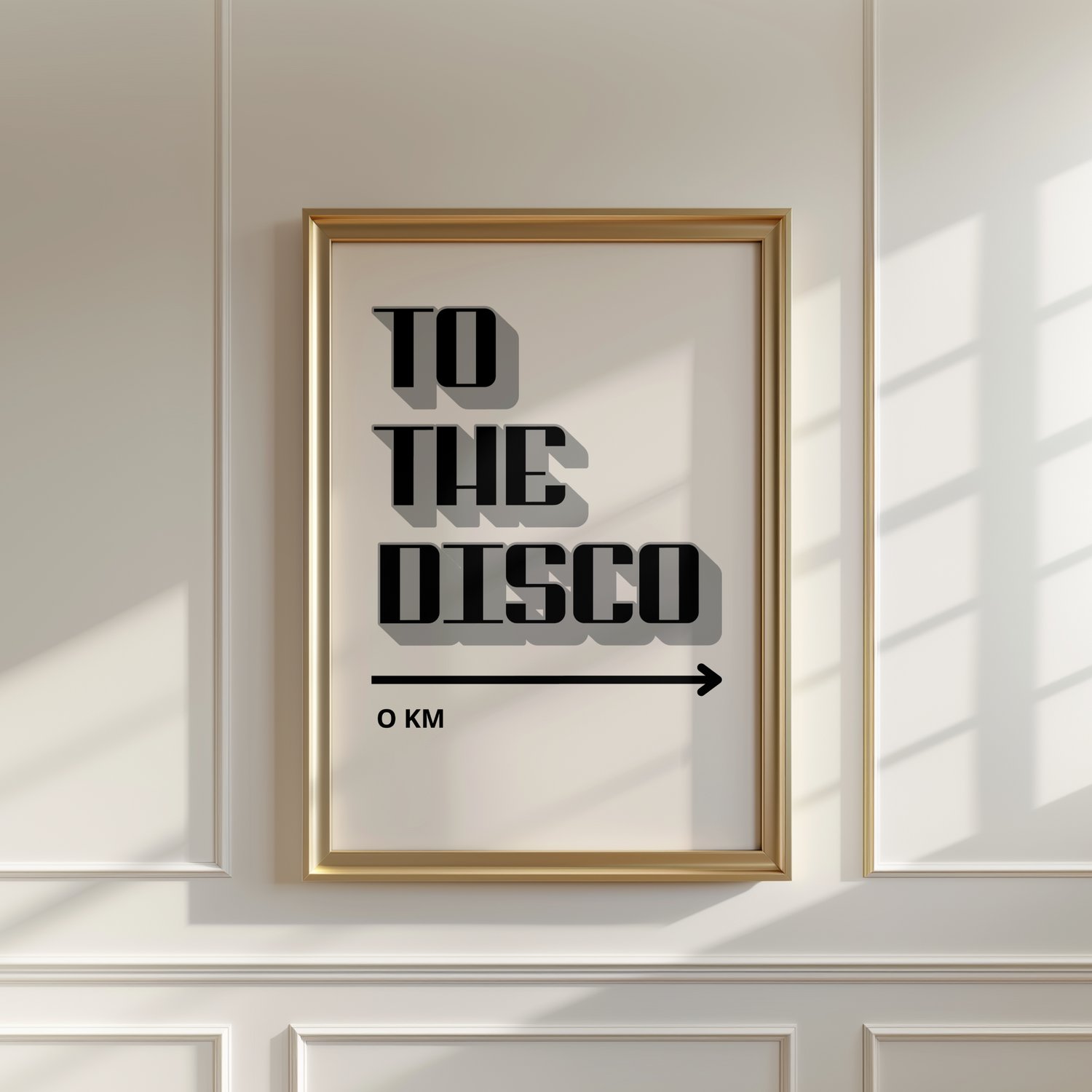 to the disco wall art, disco poster print, retro typography wall art, disco aesthetic decor, modern gallery wall poster, minimalist typography print, disco wall decor, printable wall art, digital download poster, 24x36 wall art, nightlife wall art, statem