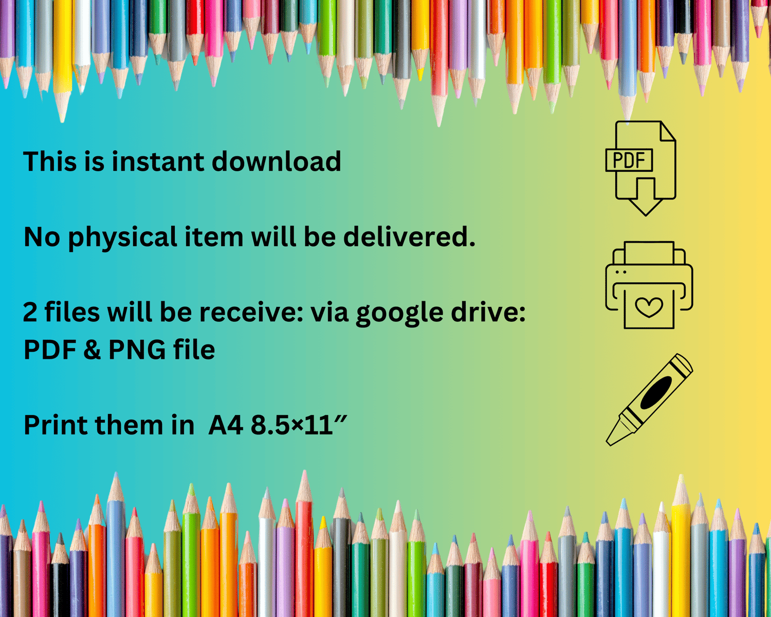 Ocean animals printable coloring pages bundle