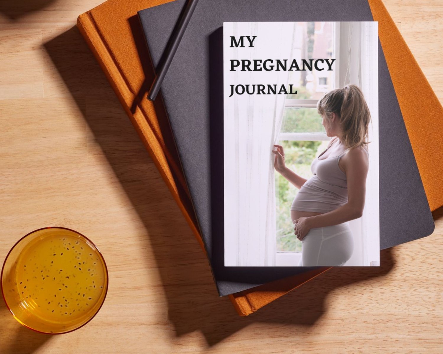 Pregnancy journal printable 59-page digital planner