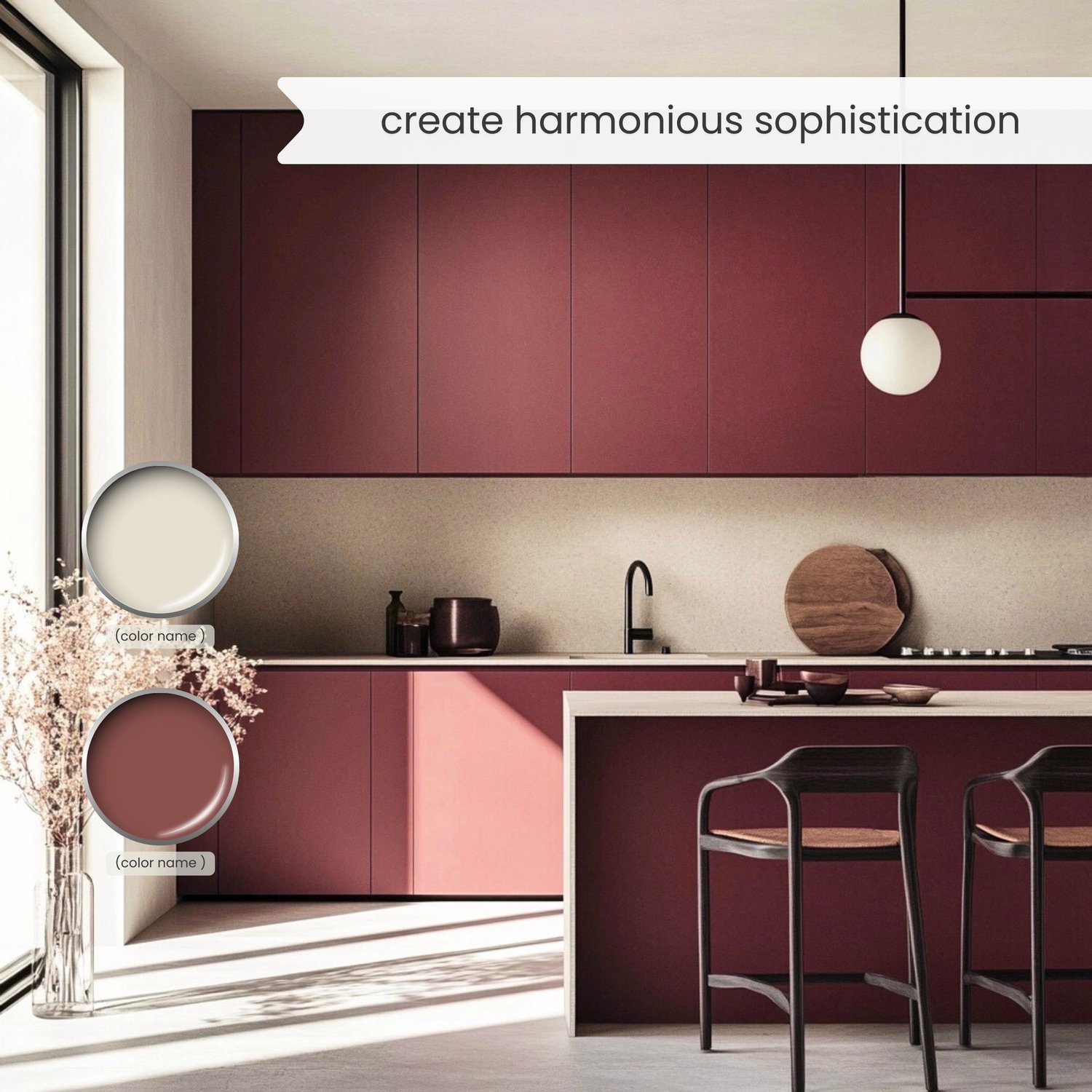 Designer curated eclectic colors for the whole house interior with a Sherwin Williams paint palette.