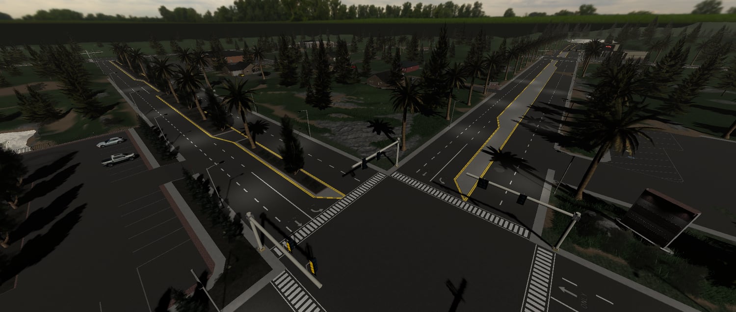 Some enterable interiors in a Roblox city map
