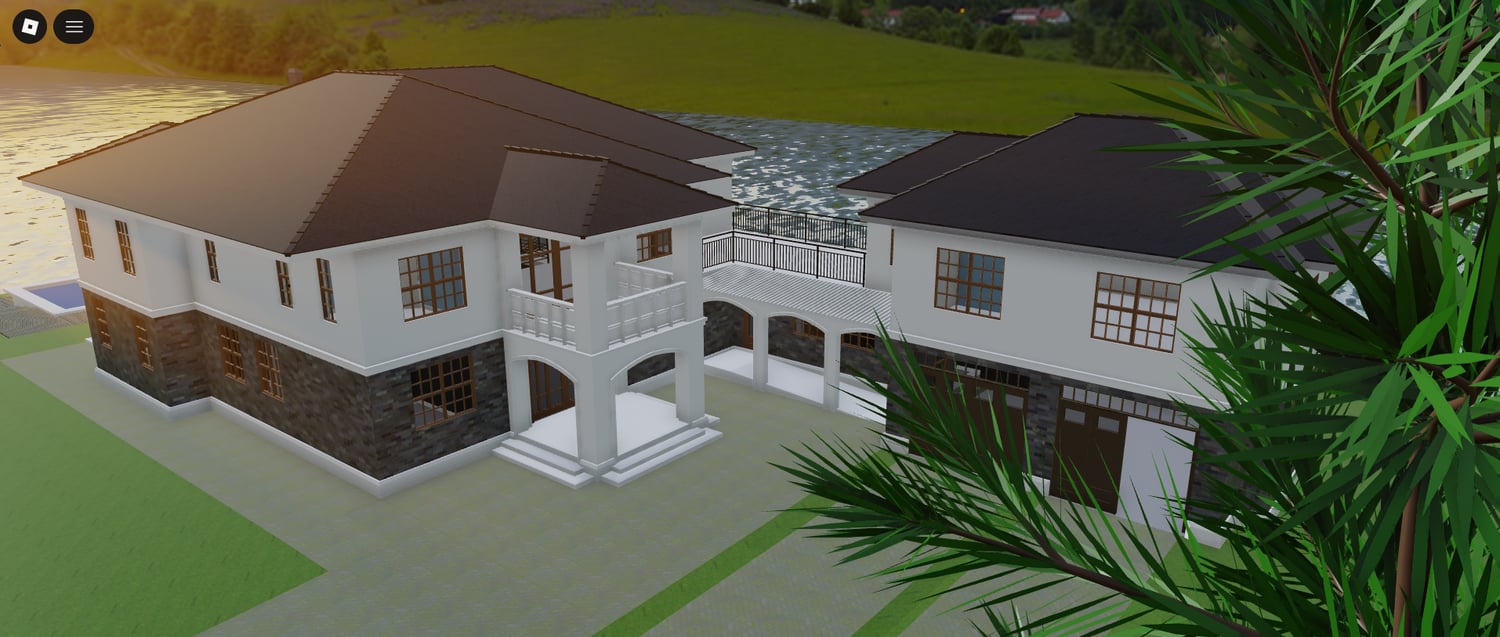 Customizable house layout for Roblox roleplay