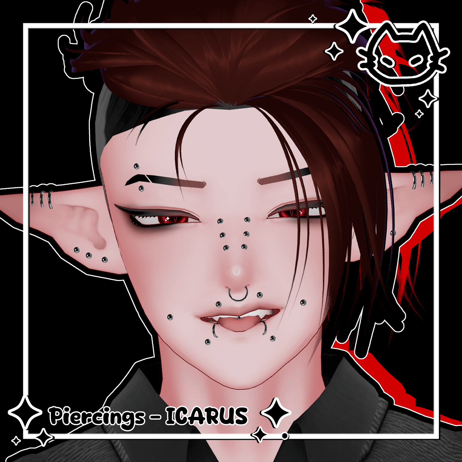 ✦ PIERCINGS SET ✦ ICARUS ✦ FREE