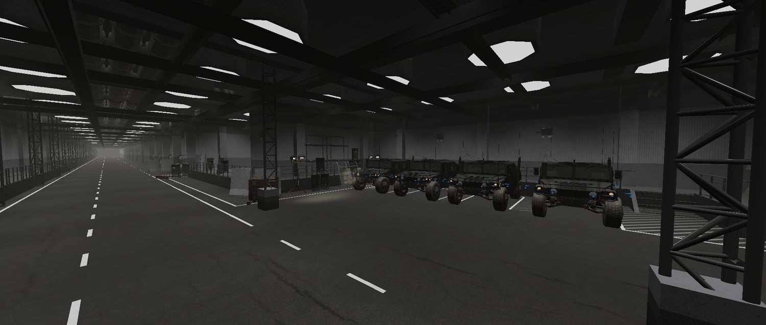 SCP-inspired hallways and rooms for roleplay