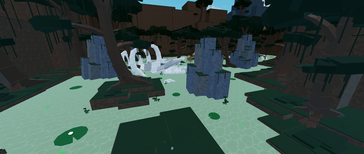 Winter region inside Rogue Blox Roleplay map