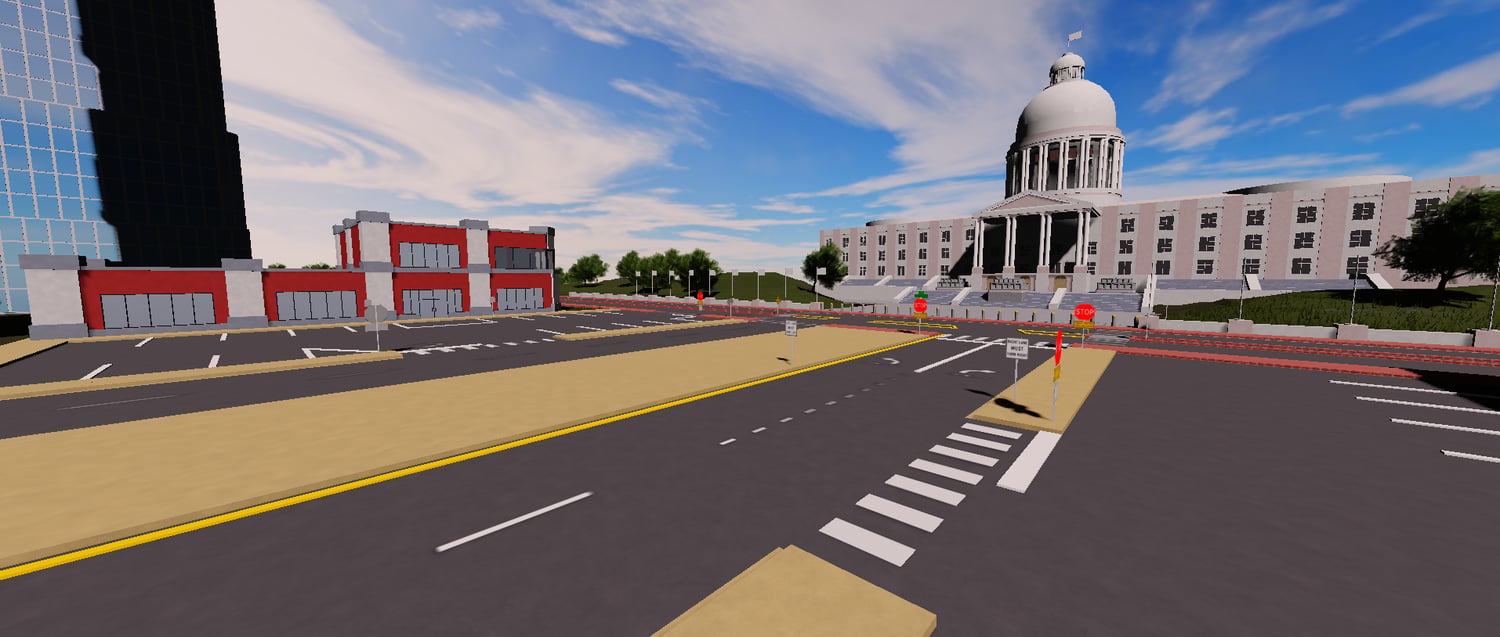 Optimized USA map for smooth Roblox gameplay