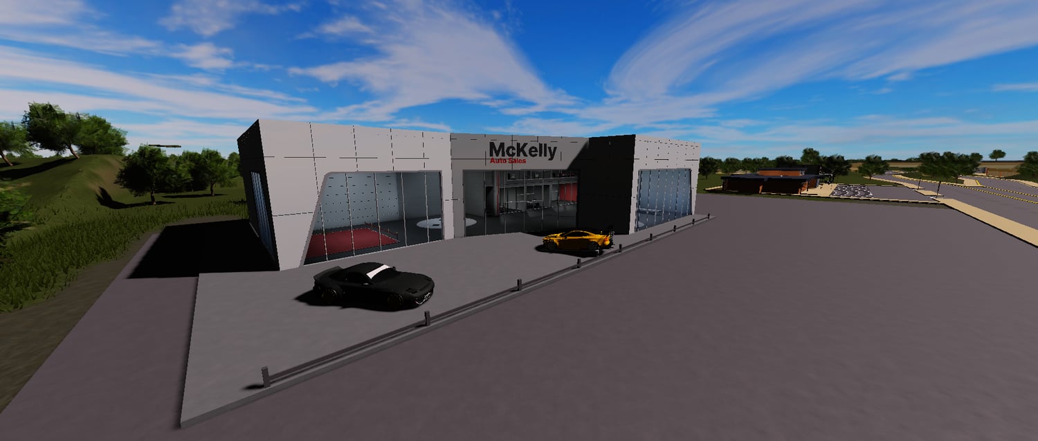 Simple American city layout for Roblox games