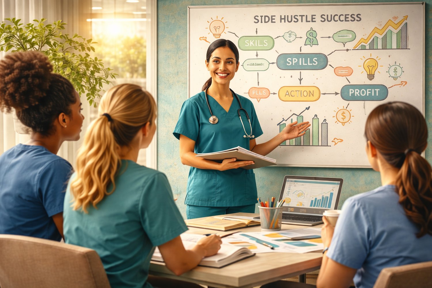 How Nurses Can Build Passive Income Without Burnout