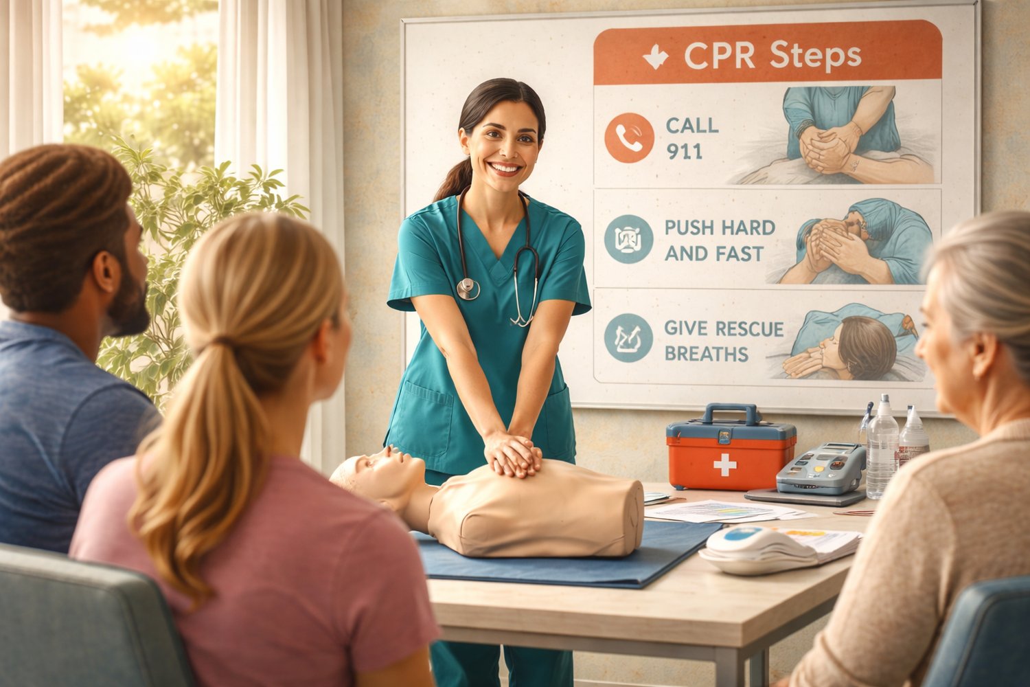 CPR training