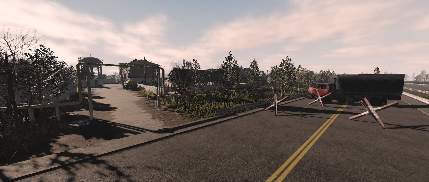 Empty urban areas designed for Roblox survival roleplay