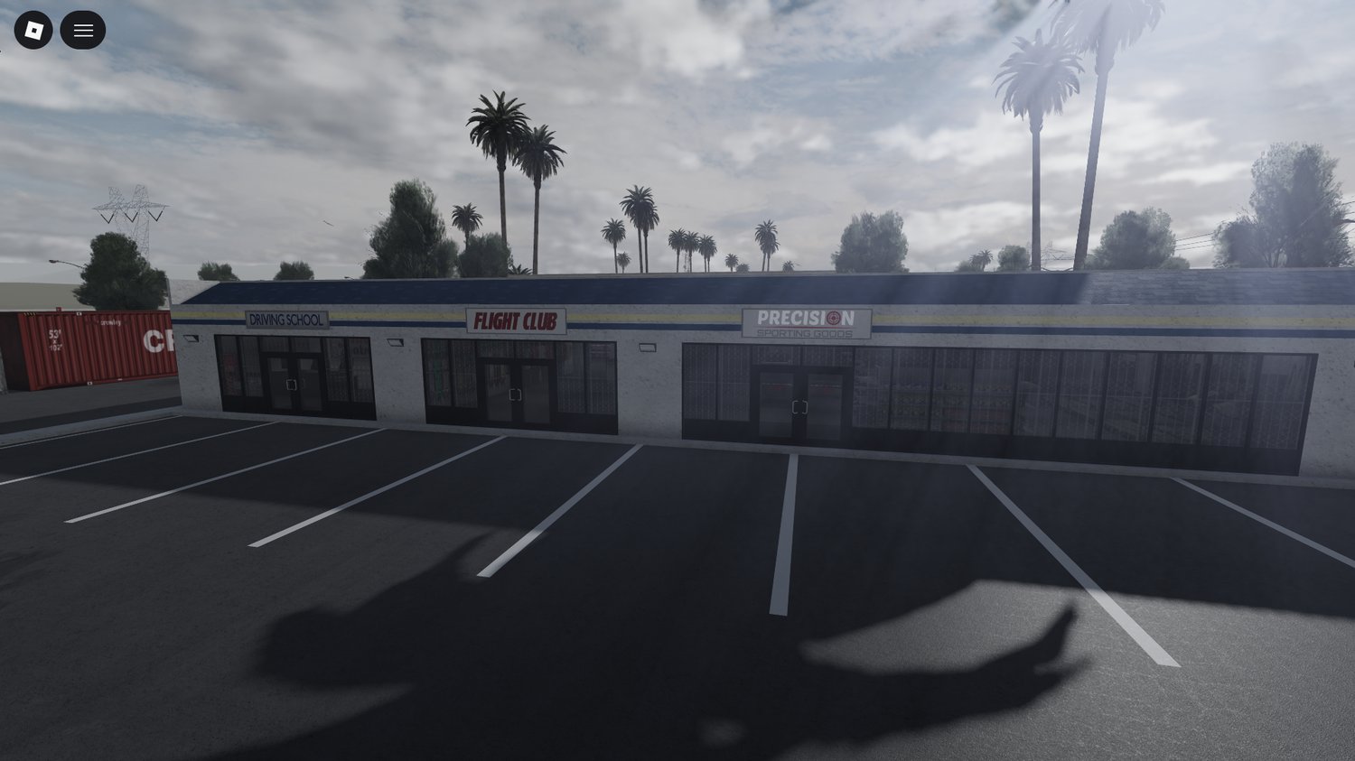 Detailed city streets and neighborhoods in Roblox