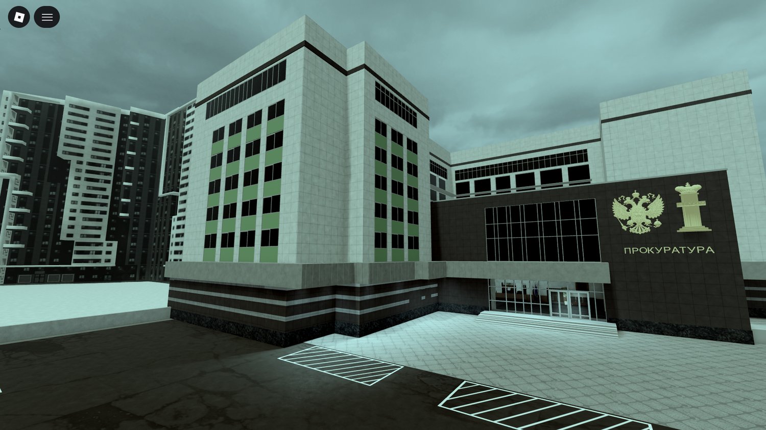 Open city areas designed for Roblox roleplay servers