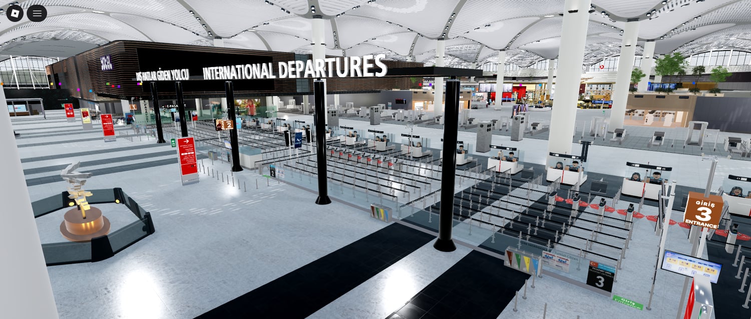Runway Environment Modern International Airport – Large-Scale Terminal & Runway Environment