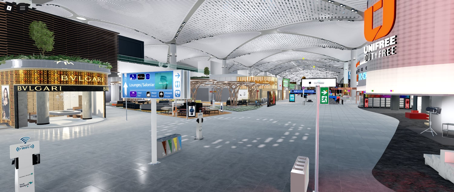 Runway Environment Modern International Airport – Large-Scale Terminal & Runway Environment