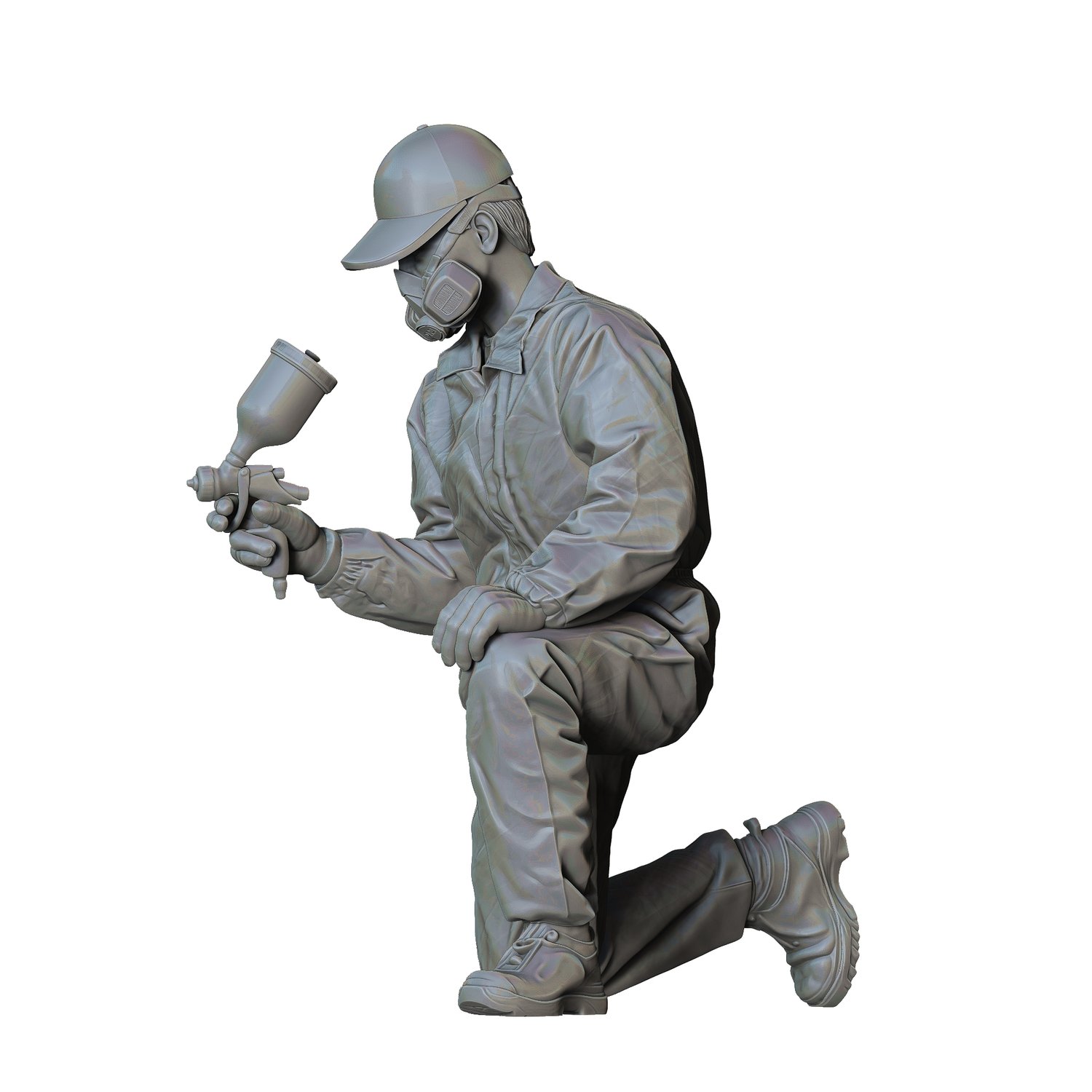3DP miniatures, N3 Car Painter
