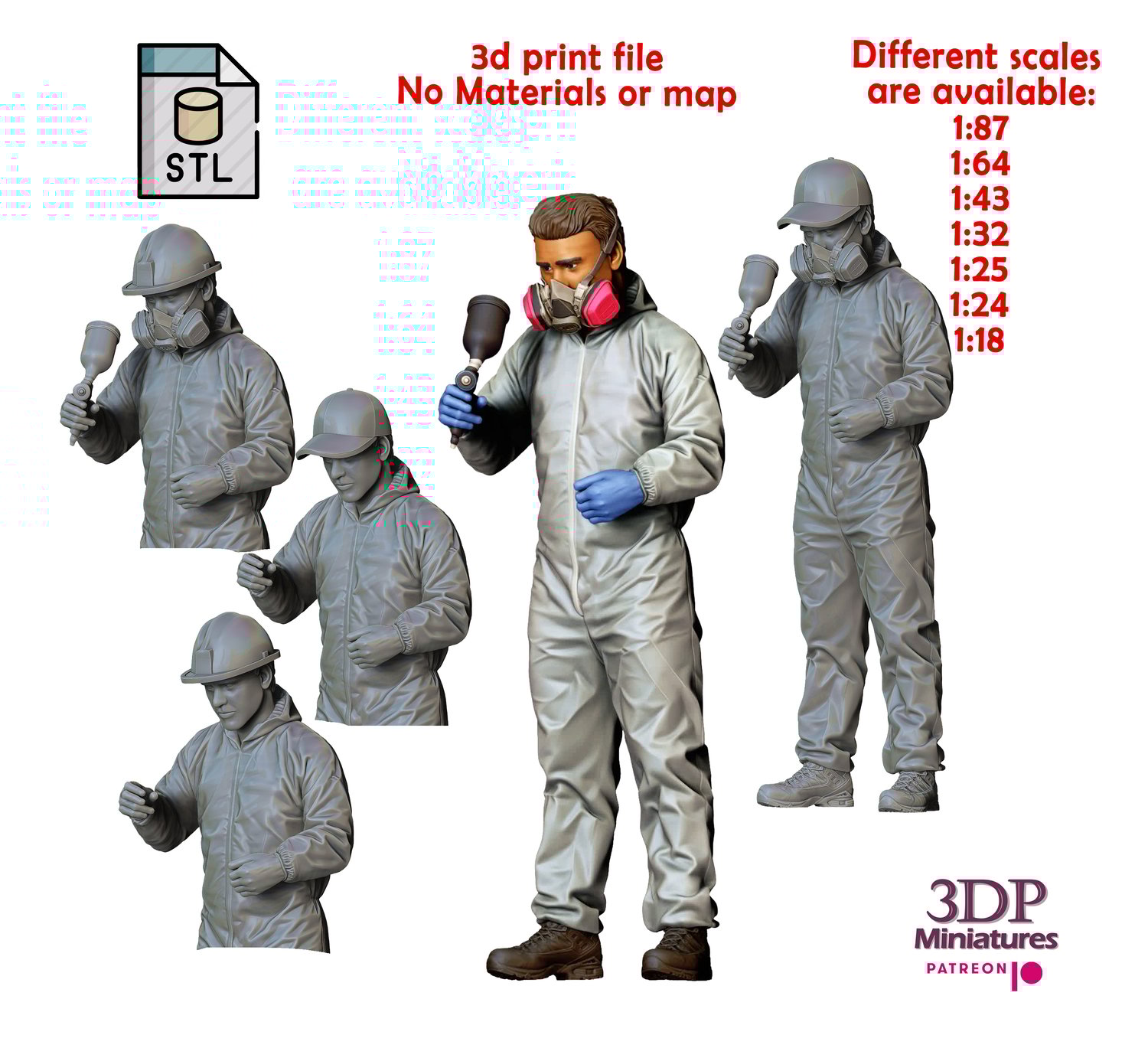 3dP Miniatures, N4 Car Painter