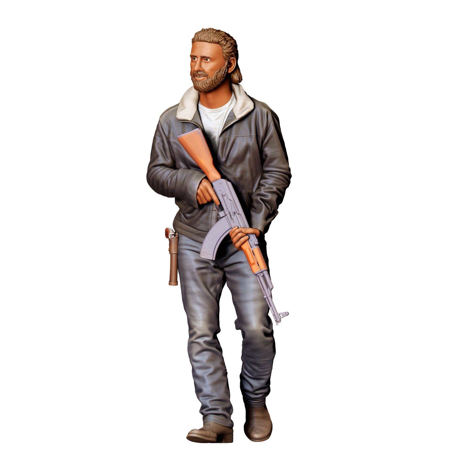 3DP Miniatures, N1 Rick Grimes Walking Dead