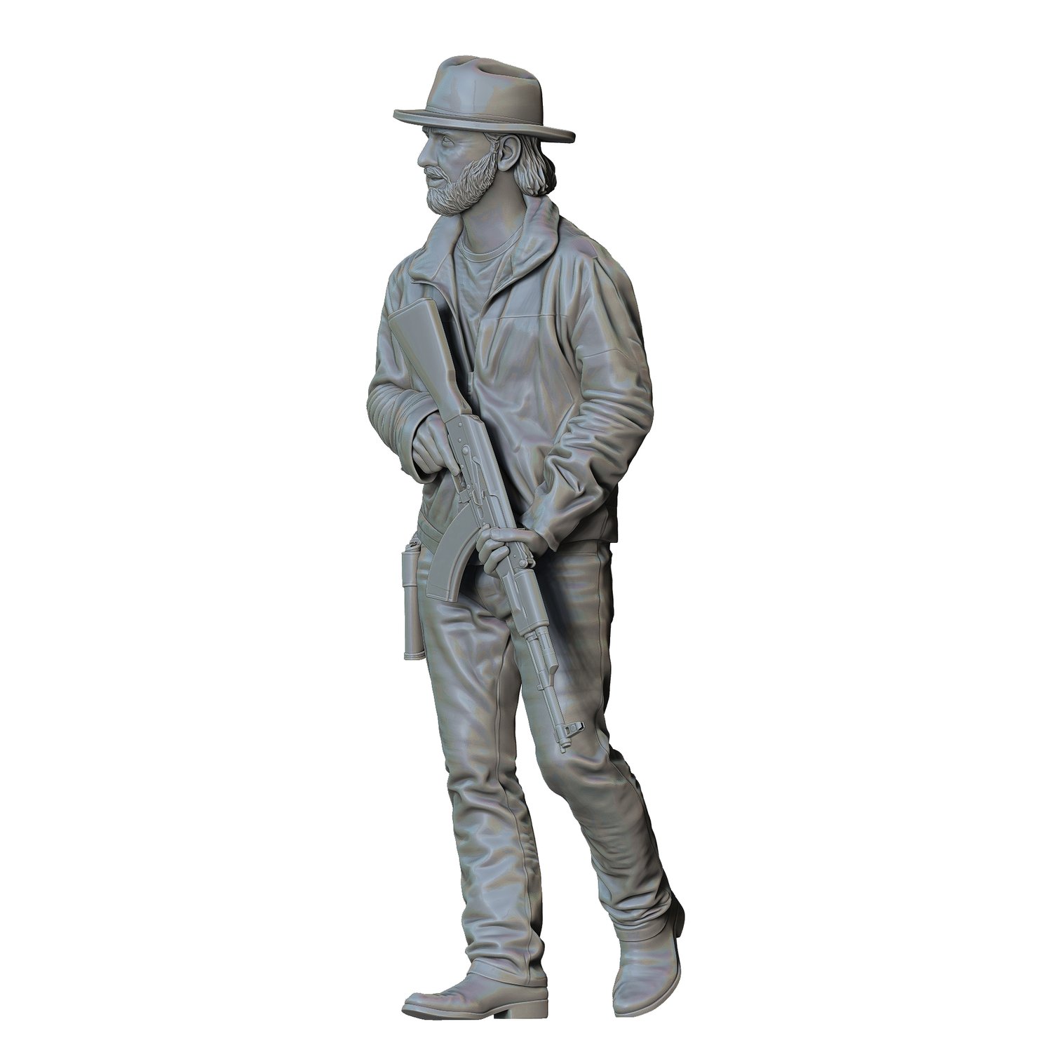3DP Miniatures, N1 Rick Grimes Walking Dead