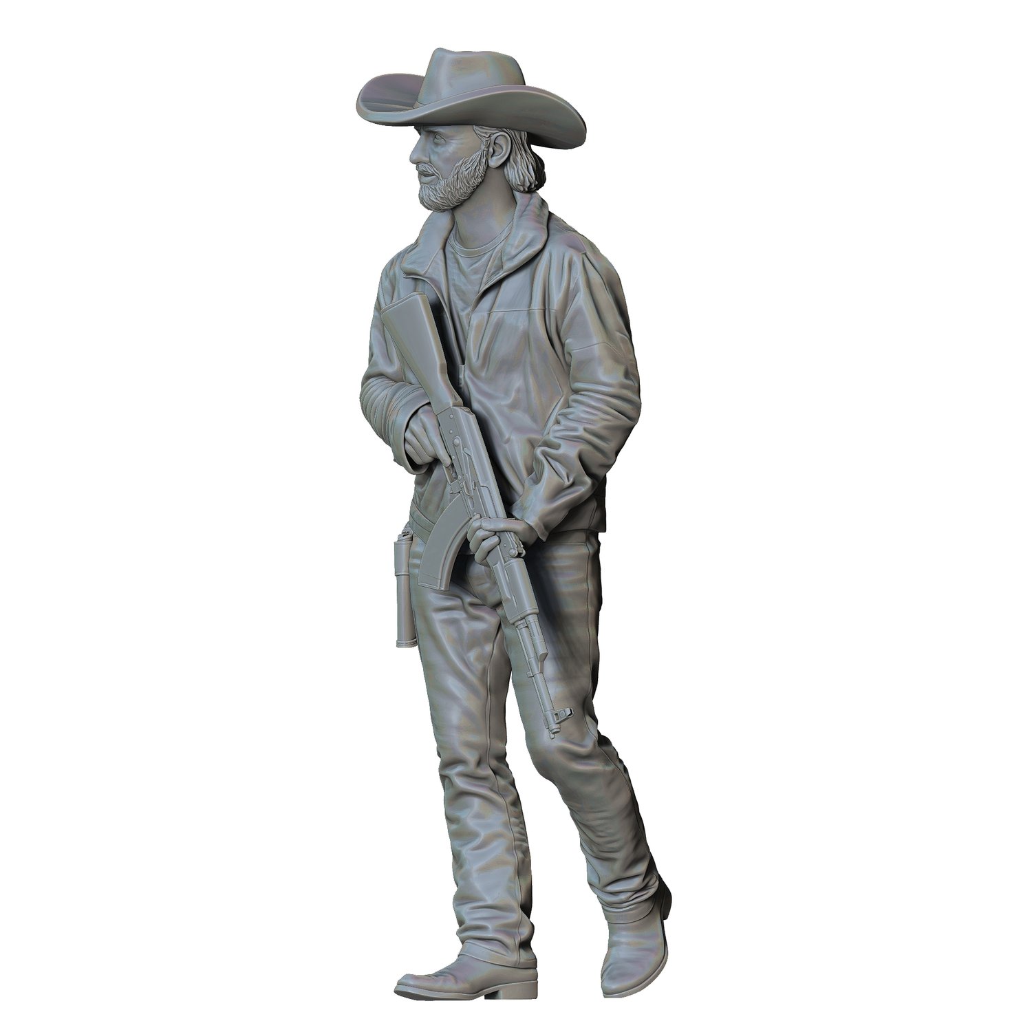 3DP Miniatures, N1 Rick Grimes Walking Dead