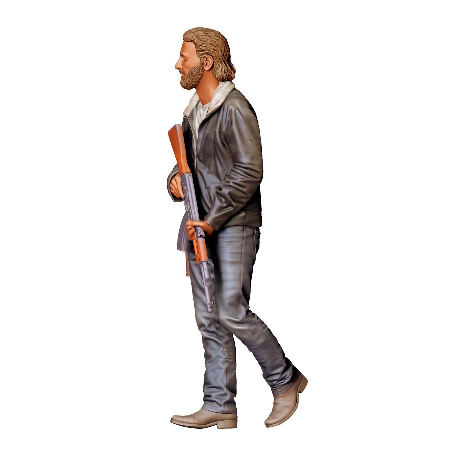 3DP Miniatures, N1 Rick Grimes Walking Dead