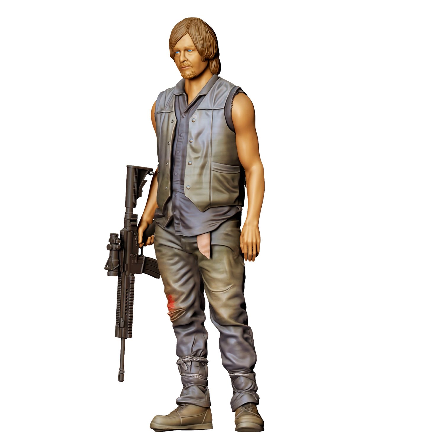 3DP Miniatures, N2 Daryl Dixon Walking Dead