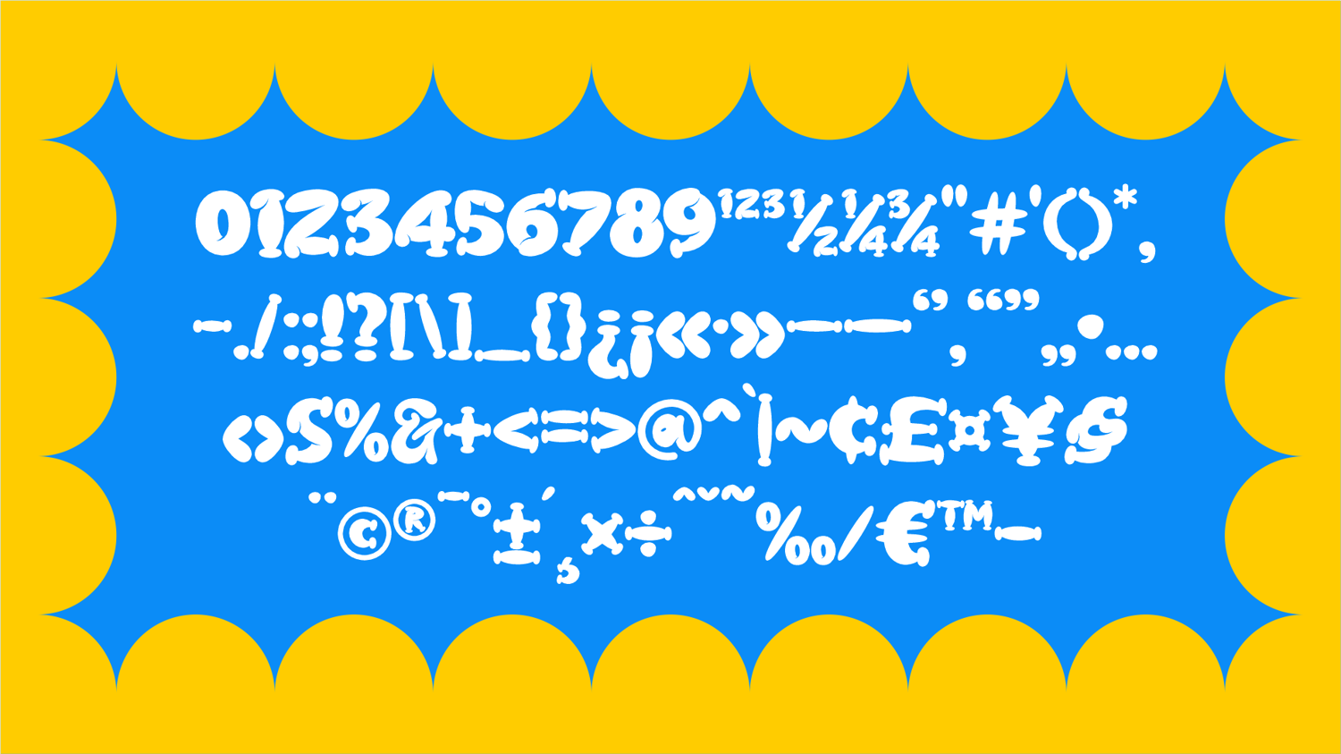 numbers & punctuation