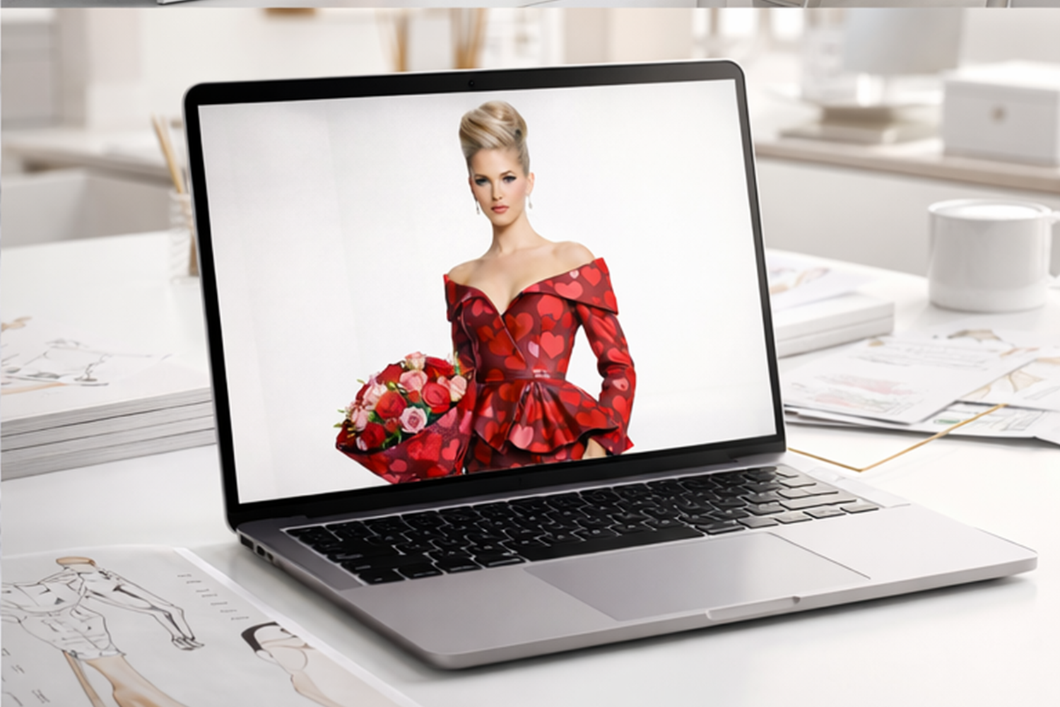 luxury fashion haute couture fashion editorial editorial photography cotton fabric fashion matte fabric texture valentine fashion high fashion portrait designer fashion fashion magazine cover luxury style image fashion branding fashion marketing visual ro