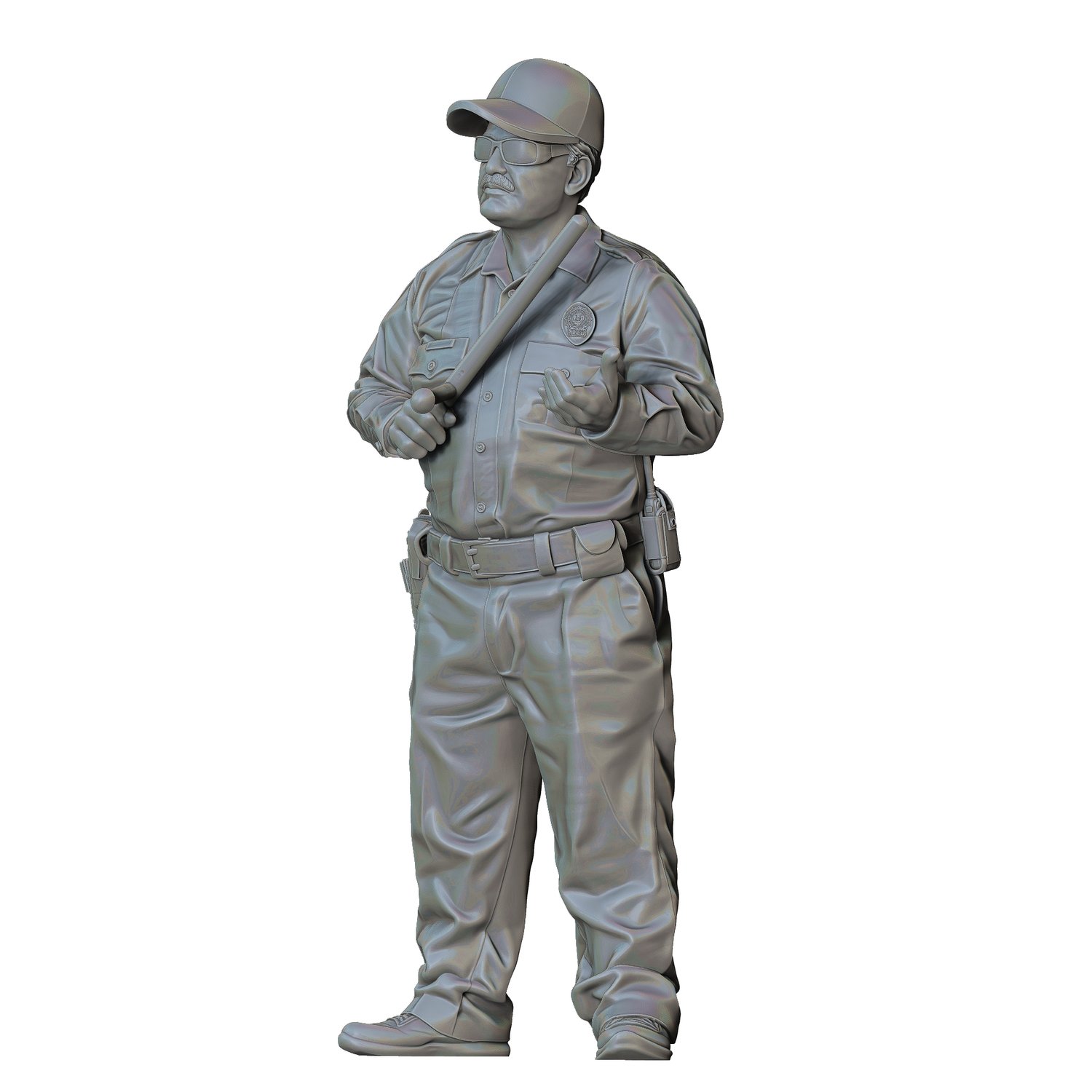 3DP Miniatures, N1 Police Officer with a baton